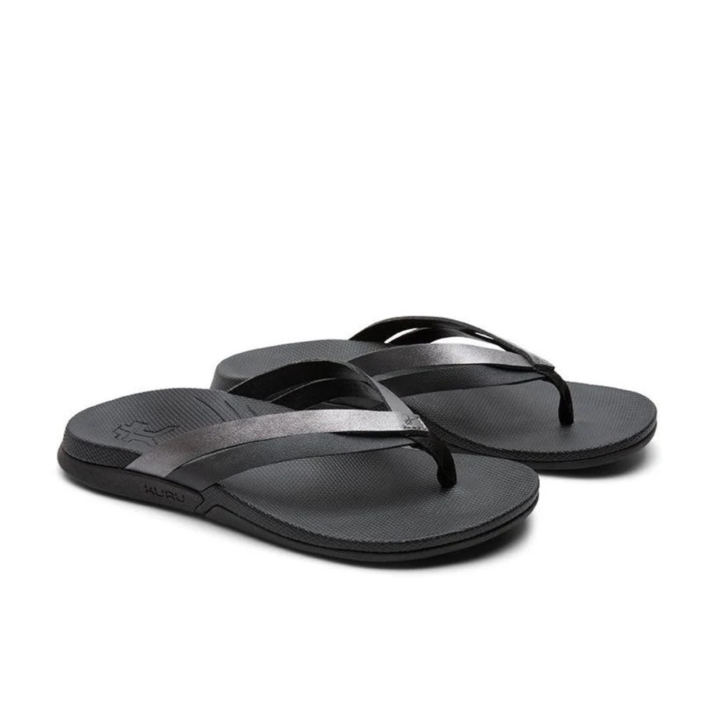 Women’s KURU Kala Sieva Metallic Flip Flops, NEW IN BOX, Size 9